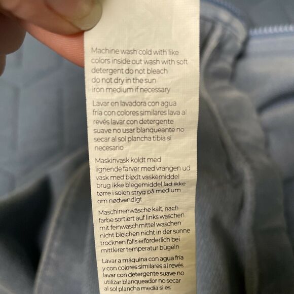 Fabletics Austin Bell Sleeve Jacket Zip Up Terry Cloth True Indigo Dark Large - Picture 12 of 12